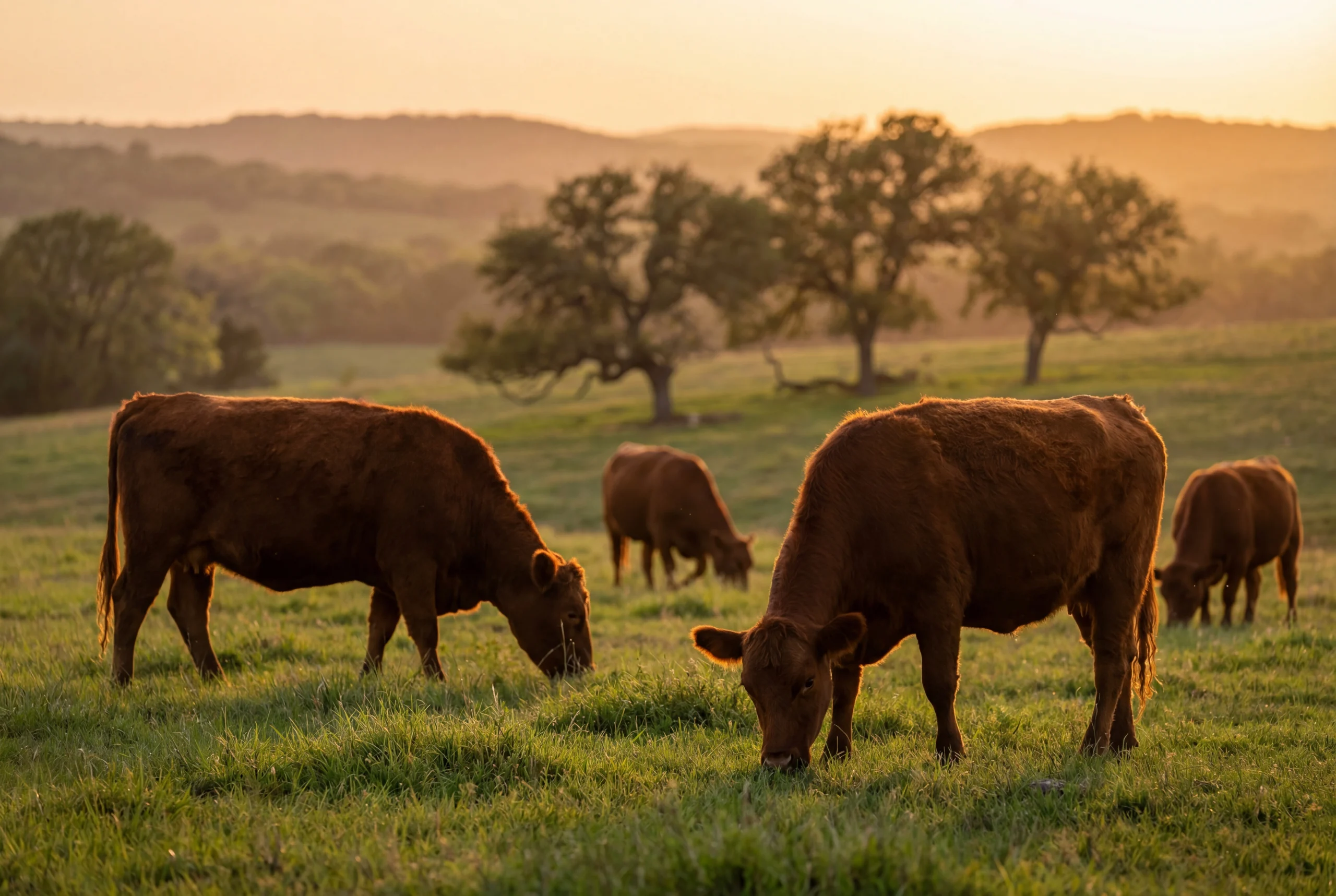 Close-up of Akaushi Wagyu marbling