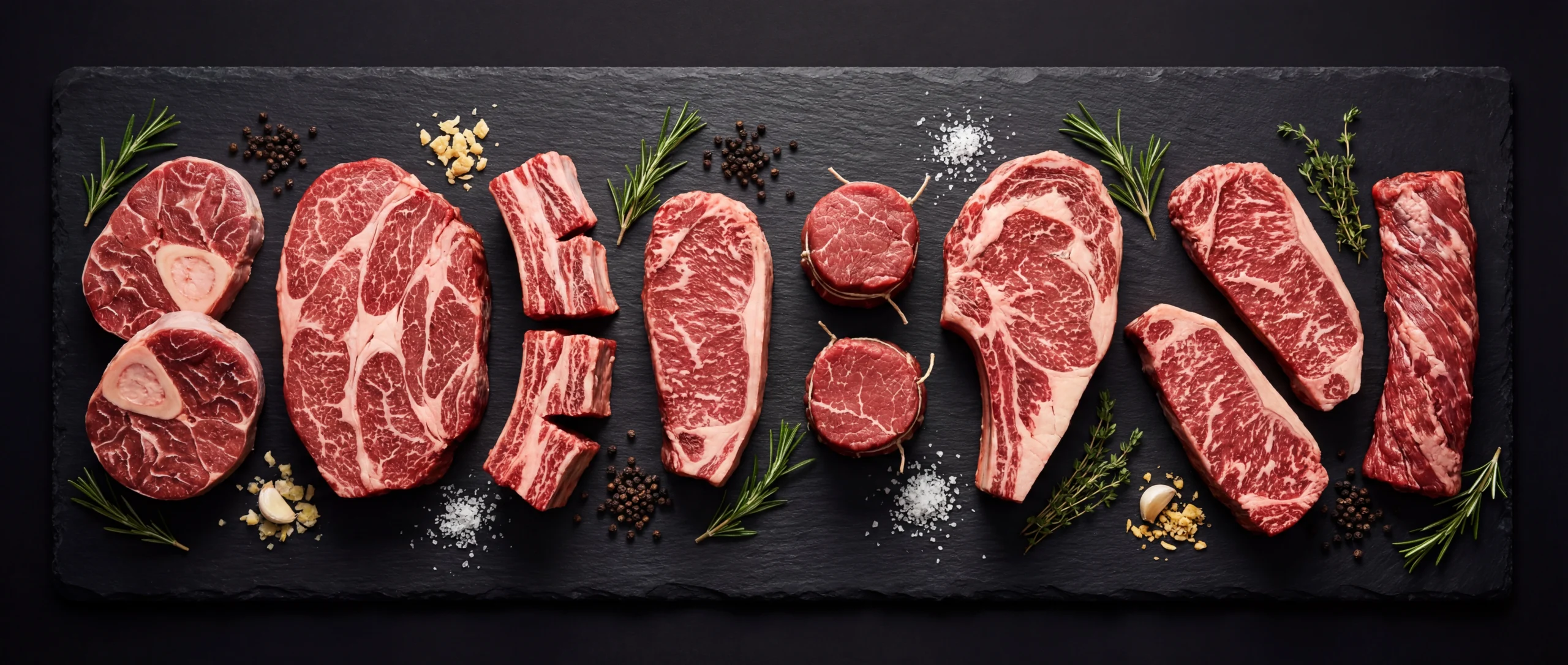 Akaushi herd grazing on open pasture